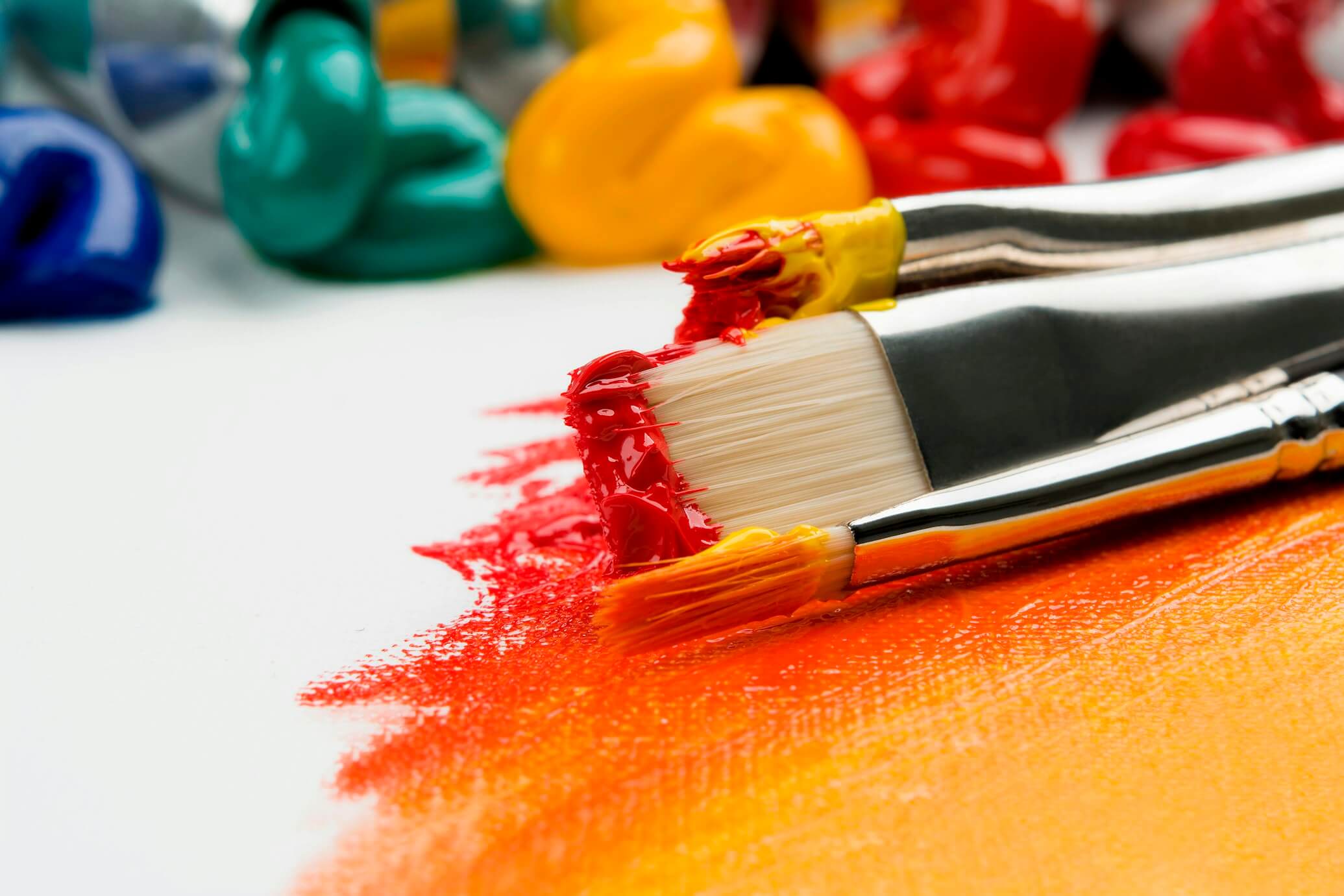 Art studio interior
